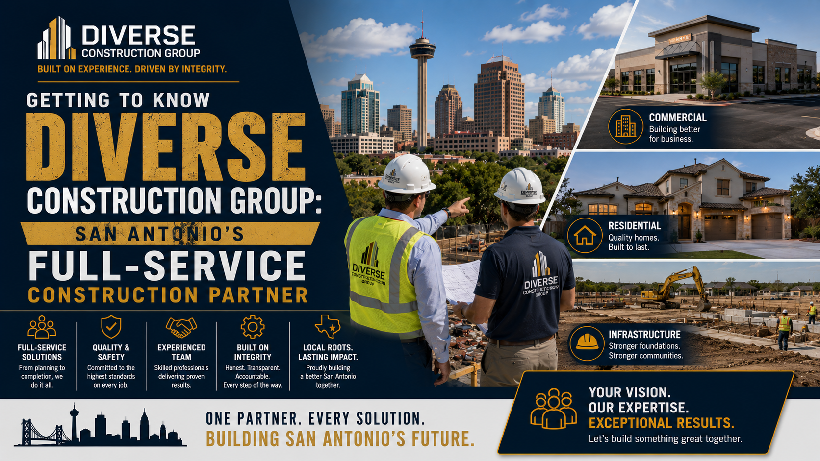Getting to Know Diverse Construction Group: San Antonio's Full-Service Construction Partner